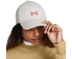 Kepurė su snapeliu damska Under Armour Blitzing Adj OSFM kreminė 1376705 114