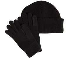 Adidas vaikiškas kepurės ir pirštinių komplektas, juodas JP2783