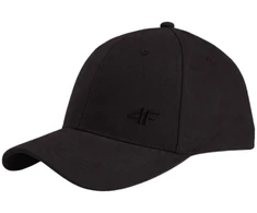 Kepurė su snapeliu 4F U552 tamsiai juoda 4FWSS26ACABU552 20S (S/M)