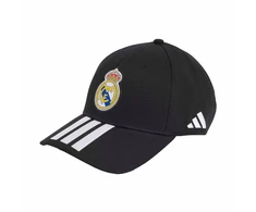 Kepurė su snapeliu adidas Real Madrid juoda-balta KQ9575 (Dorośli M/L)