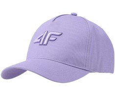 Kepurė su snapeliu vaikams 4F U388 violetinė 4FJWSS25ACABU388 51S