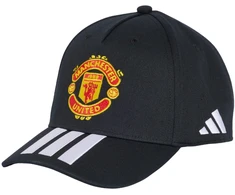 Kepurė su snapeliu vaikams adidas Manchester United juoda KT0654 (OSFY)