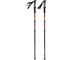 Kijki trekkingowe CMP Bern Trekking Poles juoda-oranžinė 3B36297 C905