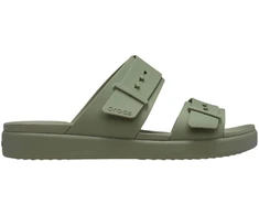 Klapki moterims Crocs Brooklyn Buckle Low žalia 211215 3BX (37-38)