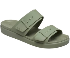 Klapki moterims Crocs Brooklyn Buckle Low žalia 211215 3BX (37-38)