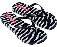 Klapki moterims Ipanema Animal Print juoda-pilka 83846-BP655 (39)