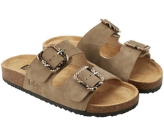 Klapki moterims Lee Cooper ciemny beż LCW-26-35-4451LA (38)