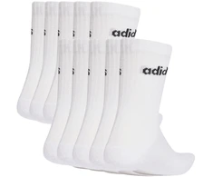 Adidas Cushioned Linear Crew kojinės, 10 porų, baltos, KF9091