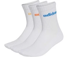 Kojinės adidas Linear Crew Cushioned Socks 3 Pairs balta KD1717 (43-45)
