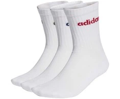Kojinės adidas Linear Crew Cushioned Socks 3 Pairs balta KD1716 (40-42)