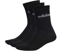 Adidas Kojinės adidas Linear Crew Cushioned 3P Juoda IC1301 43-45