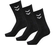 Kojinės Hummel Crew Socks Basic 3-pack juoda 022030-2001 (36-40)