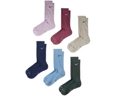 Kojinės Nike Everyday Elevated 6 par rožinė, mėlyna, žalia, smėlio sp. HQ8021 916 (38-42,5)