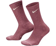 Kojinės Nike Everyday Elevated 6 par smėlio sp., bordo spalvos, rožinė HQ8021 910 (35-37,5)