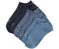 Kojinės Puma Sneaker Plain 3 pak tamsiai mėlyna, mėlyna 938624 22 (39-42)