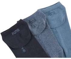 Kojinės Puma Sneaker Plain 3 pak tamsiai mėlyna, mėlyna 938624 22 (39-42)