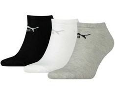 Dobotex Kojinės Puma Sneaker Stopki 3pary pilka, balta, juoda 201103001 882 (39-42)
