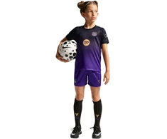 Komplet piłkarski vaikams Nike FC Barcelona Stadium Away 2026/27 violetinė-juoda II1649 505 (L)