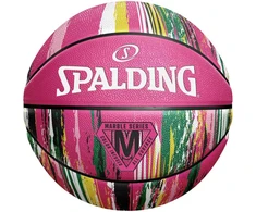 Krepšinio kamuolys Spalding Marble rožinė 84402Z (7)