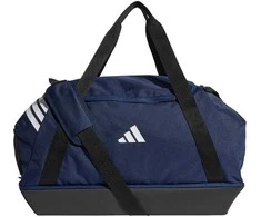 Krepšys adidas Tiro Duffle Medium With Bottom Compartment tamsiai mėlyna KD4235