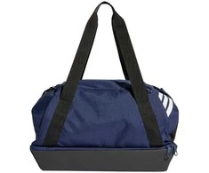 Krepšys adidas Tiro Duffle Small With Bottom Compartment tamsiai mėlyna KD4240