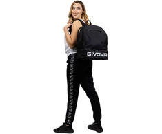 Kuprinė Givova Zaino Sport Small su usztywnianym dnem juoda B029-0010-UNICA