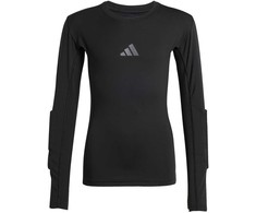 Marškinėliai bramkarska vaikams adidas Padded Goalkepper Longsleeve juoda KA1678 (164cm)