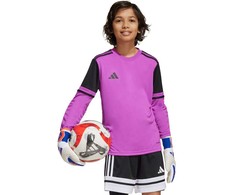 Marškinėliai bramkarska vaikams adidas Squadra 25 Long Sleeve violetinė JJ1939 (128cm)