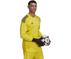 Marškinėliai bramkarska vyriška adidas Condivo 22 Jersey Long Sleeve geltona HF0137 (M)