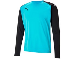 Bluza bramkarska vyriška Puma teamPACER GK LS mėlyna-juoda 704933 40 (2XL)
