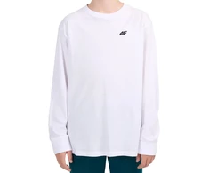 Marškinėliai dla chłopca 4F longsleeve M655 balta 4FJWMM00TLONM655 10S (152cm)