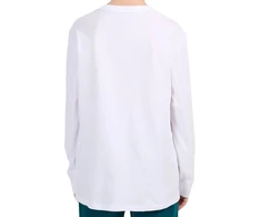 Marškinėliai dla chłopca 4F longsleeve M655 balta 4FJWMM00TLONM655 10S (152cm)