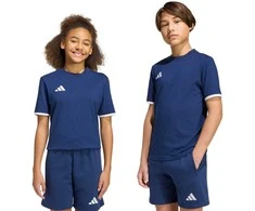 Marškinėliai vaikams adidas Entrada 26 Tee tamsiai mėlyna JZ6673 (128cm)