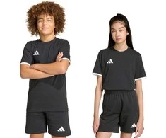 Marškinėliai vaikams adidas Entrada 26 Tee juoda JZ6671 (140cm)