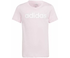 Adidas Essentials Linijinio Logotipo Medvilniniai Siauro Kirpimo Marškinėliai Jaunimui IC3152