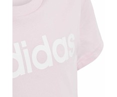 Adidas Essentials Linijinio Logotipo Medvilniniai Siauro Kirpimo Marškinėliai Jaunimui IC3152