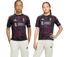 Marškinėliai vaikams adidas Liverpool FC 26/27 Third Jersey juoda-rožinė KB8284 (128cm)