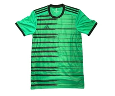 Marškinėliai vaikams adidas miComp21 zielono-juoda GL7247 (140cm)
