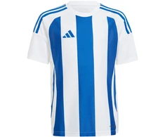 Marškinėliai vaikams adidas Striped 24 balta ir-mėlyna IW2134 (116cm)