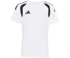 adidas Tiro 26 Lygos marškinėliai vaikams balti ir juodi KC3699