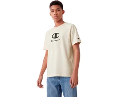 Marškinėliai vaikams Champion SS Tee jasnobeżowa 307719 YS084 (XL)