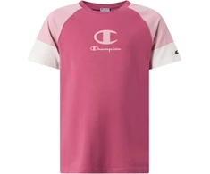 Marškinėliai vaikams Champion SS Tee rožinė 307719 PS029 (S)