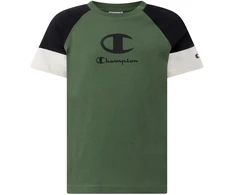 Marškinėliai vaikams Champion SS Tee žalia 307719 GS548 (2XL)
