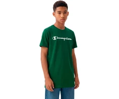 Marškinėliai vaikams Champion SS Tee žalia 307322 GS559 (XL)