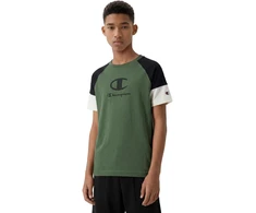 Marškinėliai vaikams Champion SS Tee žalia 307719 GS548 (2XL)