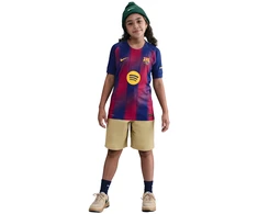 Marškinėliai vaikams Nike FC Barcelona 2025/26 Match Home granatowo-bordinė HJ5216 456 (XS)
