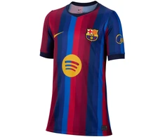 Marškinėliai vaikams Nike FC Barcelona 2026/27 Stadium Home bordowo-mėlyna II1624 683 (S)