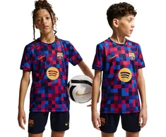 Marškinėliai vaikams Nike FC Barcelona bordowo-mėlyna II1752 621 (XL)