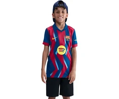 Marškinėliai vaikams Nike FC Barcelona Stadium 25/26 spalva tamsiai mėlyna-raudona FZ1307 432 (XS)