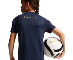 Marškinėliai vaikams Nike FC Barcelona Strike granatowo-bordinė II3237 401 (S)
